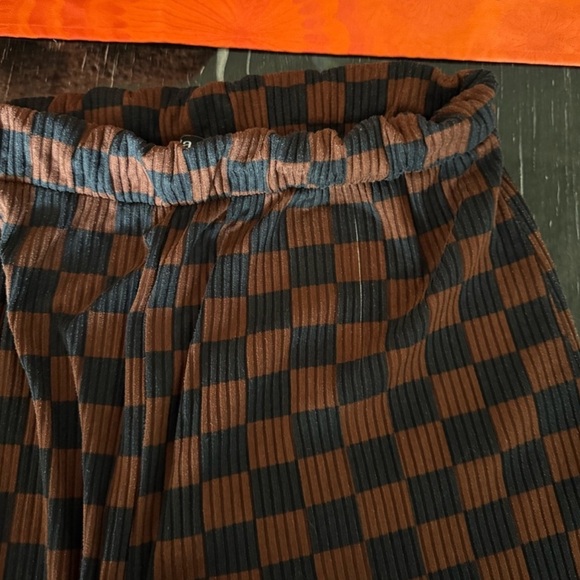 Dressed in LALA Mocha Checkered Brown & Black Set - Picture 6 of 11